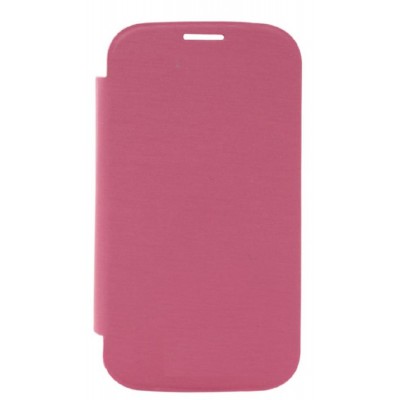 Flip Cover for Lava C81 - Pink