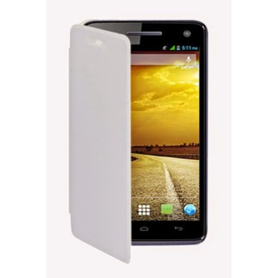 Flip Cover for Lava Iris 350 - White