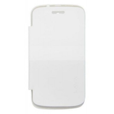 Flip Cover for Lava Iris 401 - White