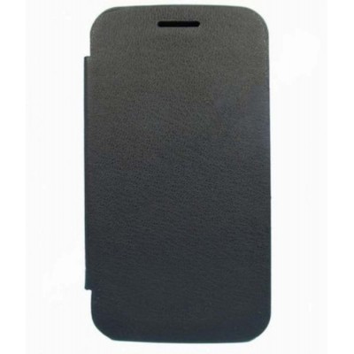 Flip Cover for Lava Iris 456 - Black