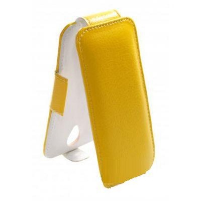 Flip Cover for Lenovo A690 - Yellow