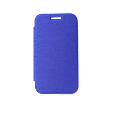Flip Cover For Lava Iris 450 Colour Plus Blue By - Maxbhi.com