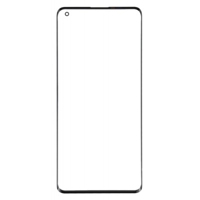 Replacement Front Glass For Oppo Find X2 Black By - Maxbhi Com