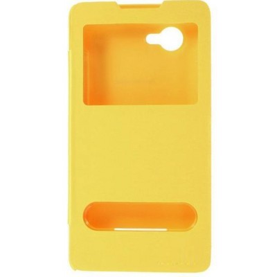 Flip Cover for Lenovo A880 - Yellow