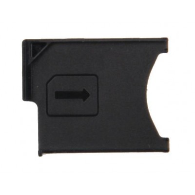 Sim Card Holder Tray For Sony Xperia Z Lte Black - Maxbhi Com
