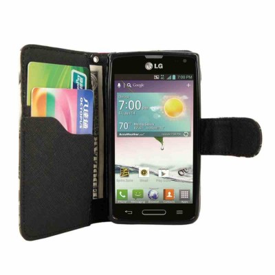 Flip Cover for LG MS659 - Titanium