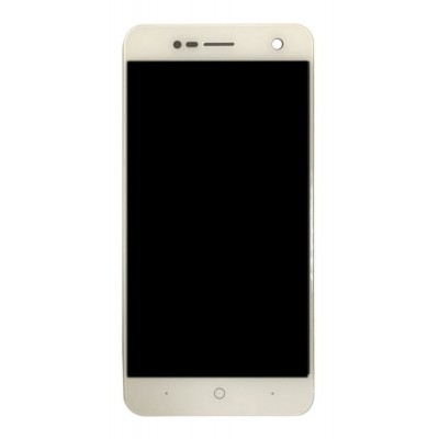 Lcd With Touch Screen For Zte Blade V8 Mini Silver By - Maxbhi Com