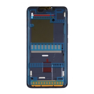 Lcd Frame Middle Chassis For Xiaomi Mi Note 10 Pro White By - Maxbhi Com