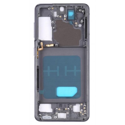 Lcd Frame Middle Chassis For Samsung Galaxy S21 5g Black By - Maxbhi Com