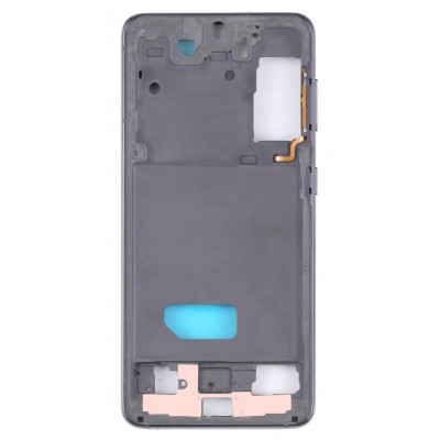 Lcd Frame Middle Chassis For Samsung Galaxy S21 5g Black By - Maxbhi Com