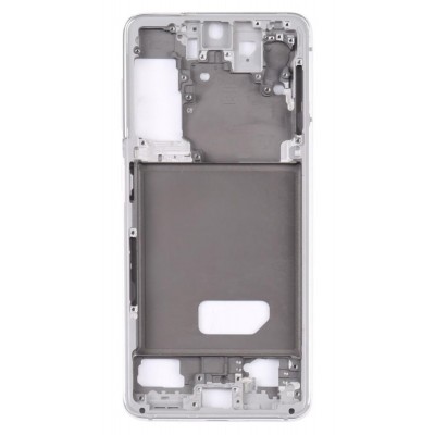 Lcd Frame Middle Chassis For Samsung Galaxy S21 5g White By - Maxbhi Com