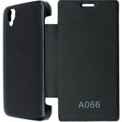 Flip Cover for Micromax Bolt A066 - Black