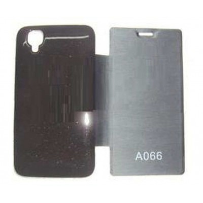 Flip Cover for Micromax Bolt A066 - Smokey Grey