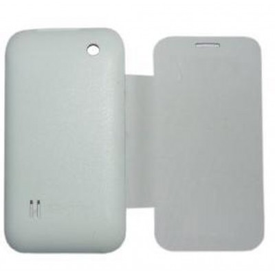 Flip Cover for Micromax X335C - White
