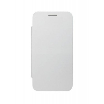 Flip Cover For Micromax A110q Canvas 2 Plus White By - Maxbhi.com