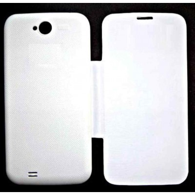 Flip Cover for Micromax Bolt A66 - White