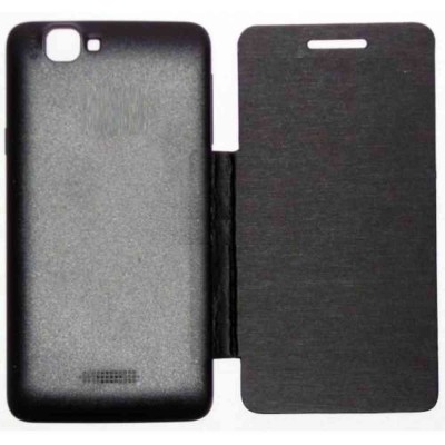 Flip Cover for Micromax Canvas 2 Colours - Black