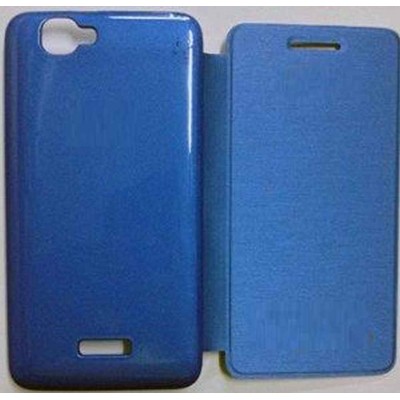 Flip Cover for Micromax Canvas 2 Colours - Blue