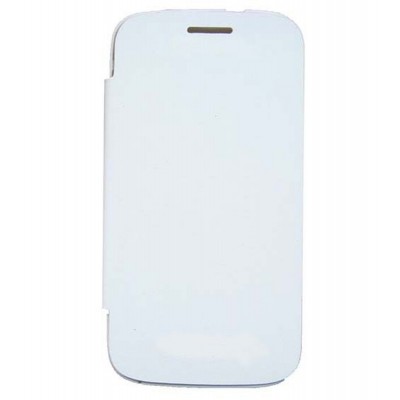 Flip Cover for Micromax Canvas 5 - White