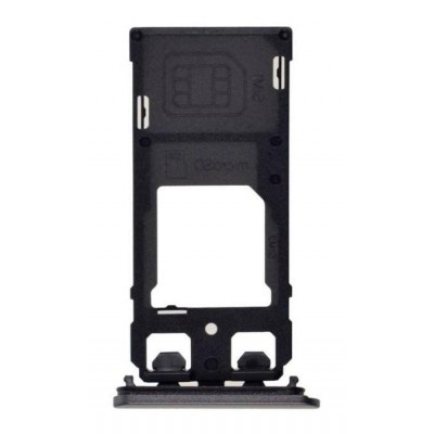 Sim Card Holder Tray For Sony Xperia Xz2 Compact Black - Maxbhi Com