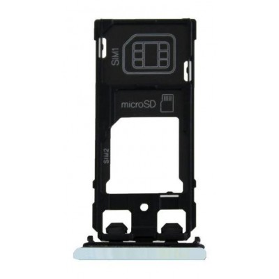 Sim Card Holder Tray For Sony Xperia Xz2 Compact Silver - Maxbhi Com