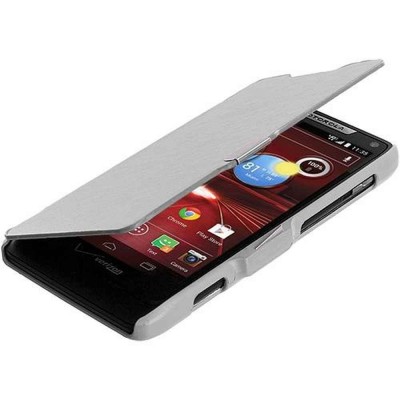 Flip Cover for Motorola DROID RAZR MAXX HD - White