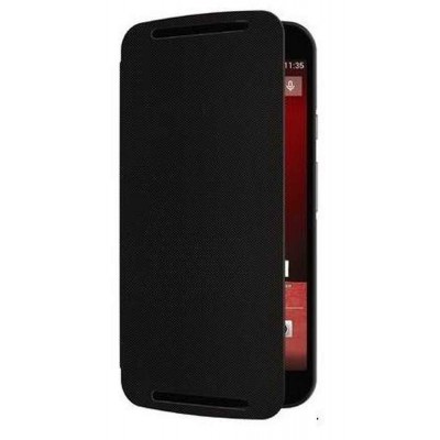Flip Cover for Motorola Moto X (2nd Gen) - Black