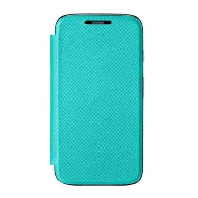 Flip Cover for Motorola Moto X XT1055 - White & Blue