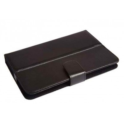 Flip Cover for Milagrow TabTop 7.4 MGPT04 4GB WiFi and 3G - Black Front And Silver Back