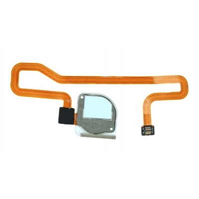 Fingerprint Sensor Flex Cable For Huawei Y6 Prime 2018 White By - Maxbhi Com