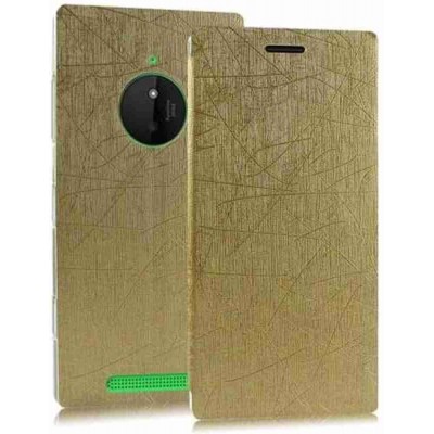 Flip Cover for Nokia Lumia 830 - Gold