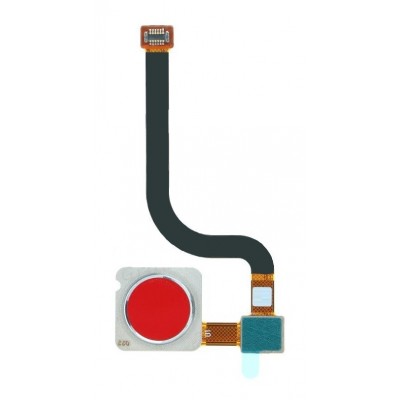 Fingerprint Sensor Flex Cable For Xiaomi Mi 8 Se Red By - Maxbhi Com