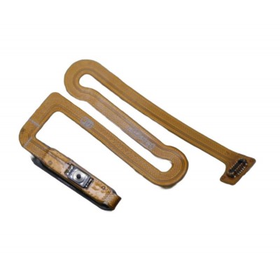Fingerprint Sensor Flex Cable For Samsung Galaxy F12 Black By - Maxbhi Com
