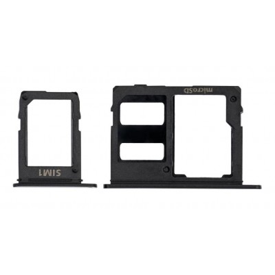 Sim Card Holder Tray For Samsung Galaxy A6 Plus 2018 Black - Maxbhi Com