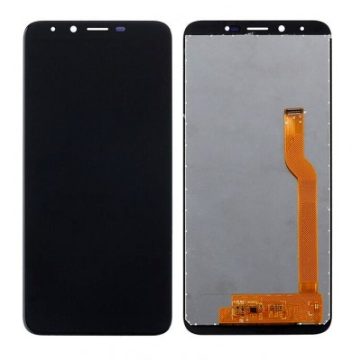 Lcd With Touch Screen For Homtom H5 White By - Maxbhi Com