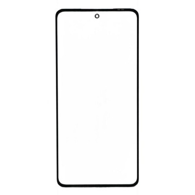 Replacement Front Glass For Motorola Moto G82 5g Black By - Maxbhi Com