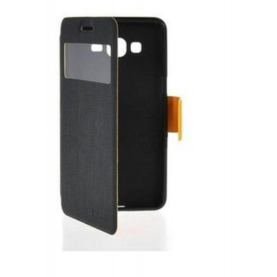 Flip Cover for Samsung Galaxy A3 A300H - Midnight Black