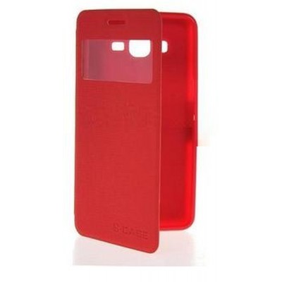 Flip Cover for Samsung Galaxy A5 A500YZ - Red