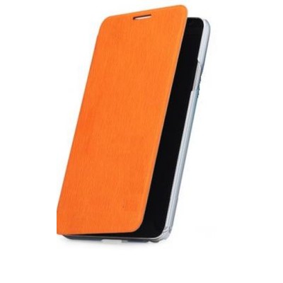 Flip Cover for Samsung Galaxy Note 3 N9002 with dual SIM - Orange
