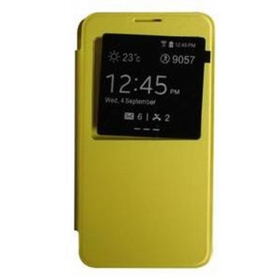 Flip Cover for Samsung Galaxy Note 4 - Yellow