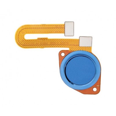 Fingerprint Sensor Flex Cable For Motorola Moto E7 Plus Black By - Maxbhi Com