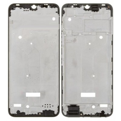 Lcd Frame Middle Chassis For Infinix Hot 12 Pro Black By - Maxbhi Com