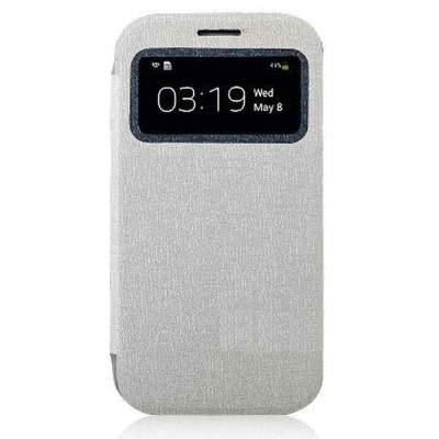 Flip Cover for Samsung Galaxy S4 Active SHV-E470S - White