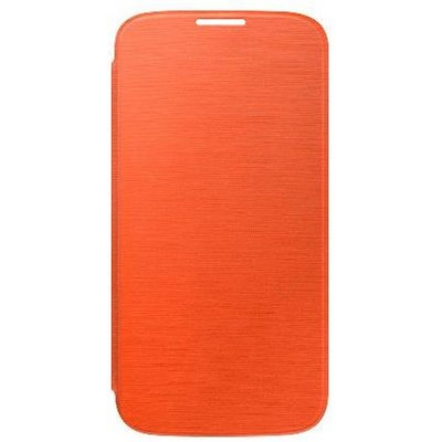 Flip Cover for Samsung Galaxy S4 - Orange