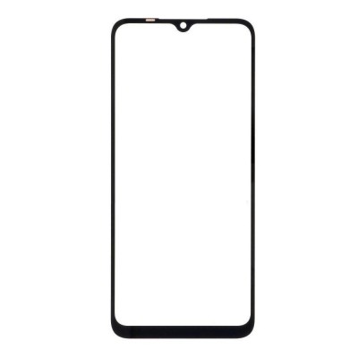 Replacement Front Glass For Xiaomi Poco M2 Black By - Maxbhi Com