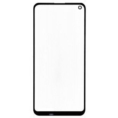 Replacement Front Glass For Huawei P40 Lite E Blue By - Maxbhi Com