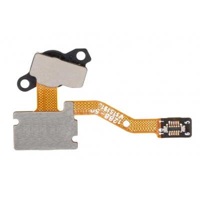 Fingerprint Sensor Flex Cable For Oppo A74 Black By - Maxbhi Com