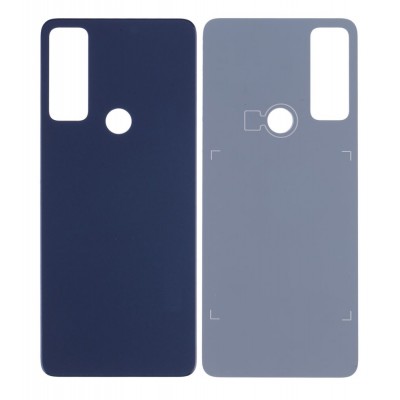Back Panel Cover For Tcl 20 R 5g Blue - Maxbhi Com