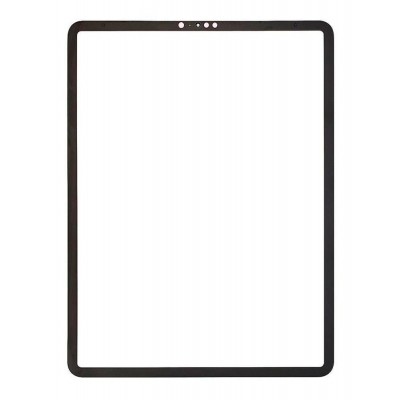 Replacement Front Glass For Apple Ipad Pro 12 9 2020 Black By - Maxbhi Com