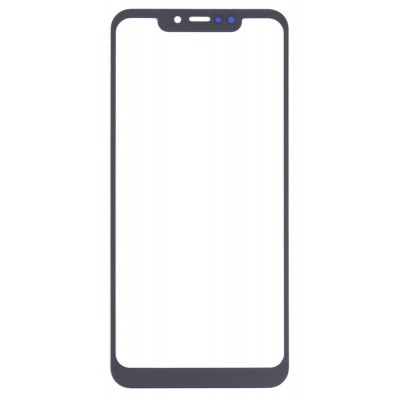 Replacement Front Glass For Infinix Hot 6x Black By - Maxbhi Com